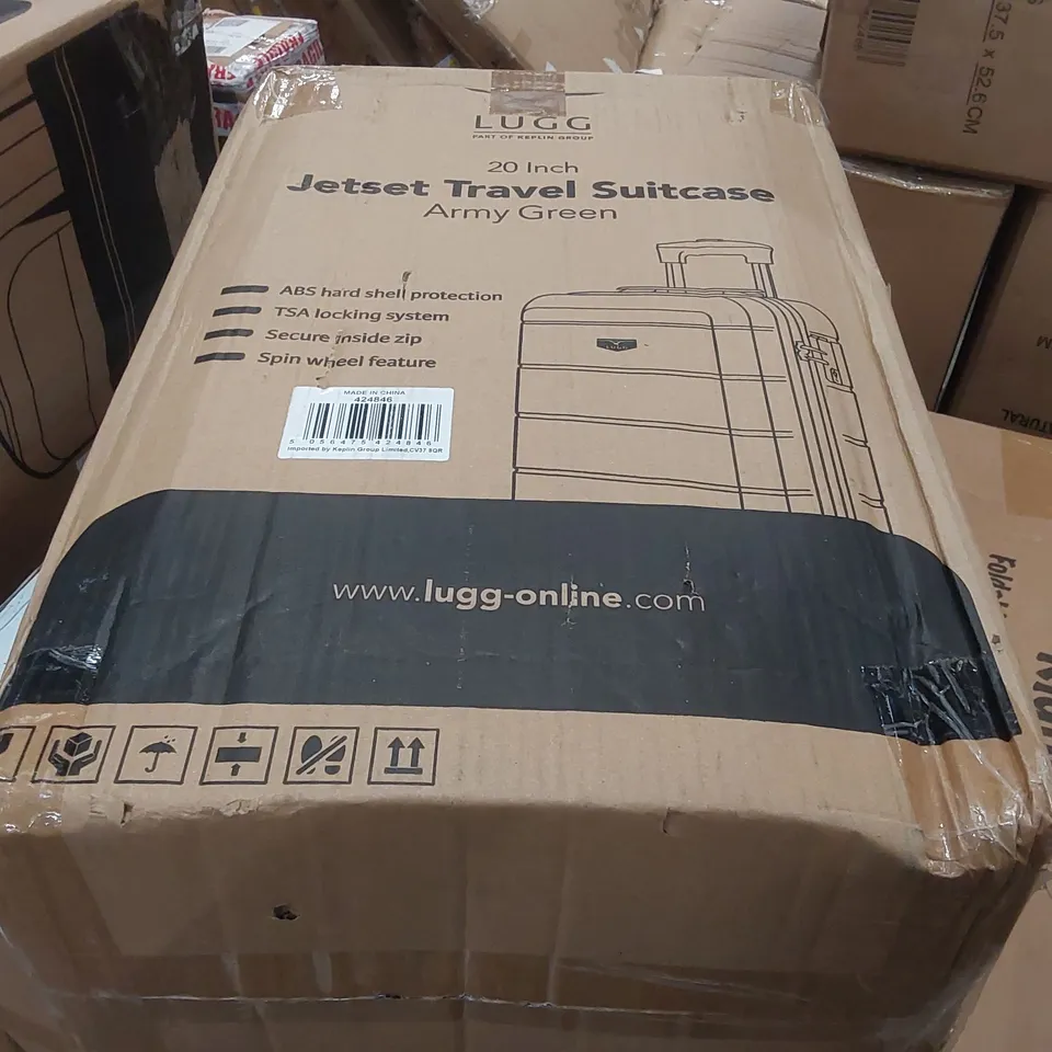 BOXED LUGG LIGHTWEIGHT TRAVEL SUITCASE 