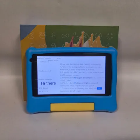 BOXED SMART LIFE KIDS 7" LAPTOP WITH BLUE PROTECTIVE CASE