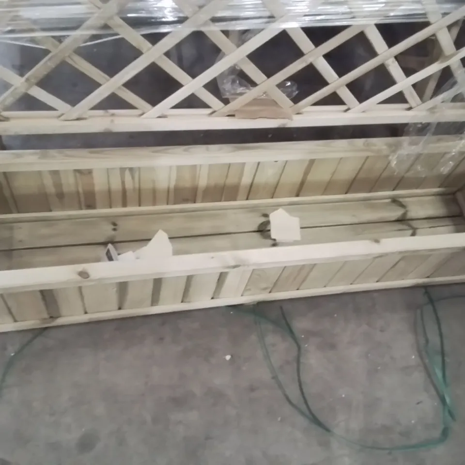 OUTSUNNY GARDEN PLATTER WITH TRELLIS