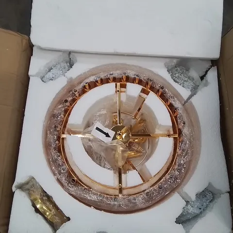 BOXED ANNELET - LIGHT UNIQUE CHANDELIER (1 BOX)