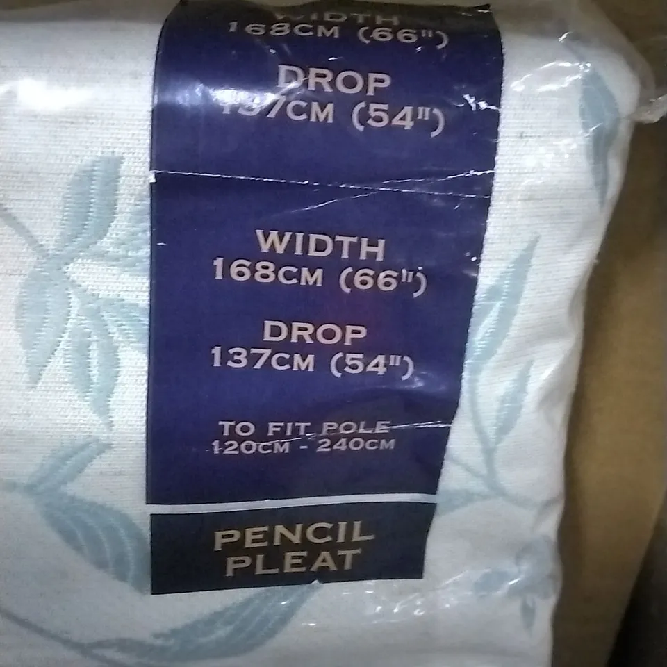 BAGGED CURTINA TRAIL POLYESTER ROOM DARKENING CURTAIN PAIR 