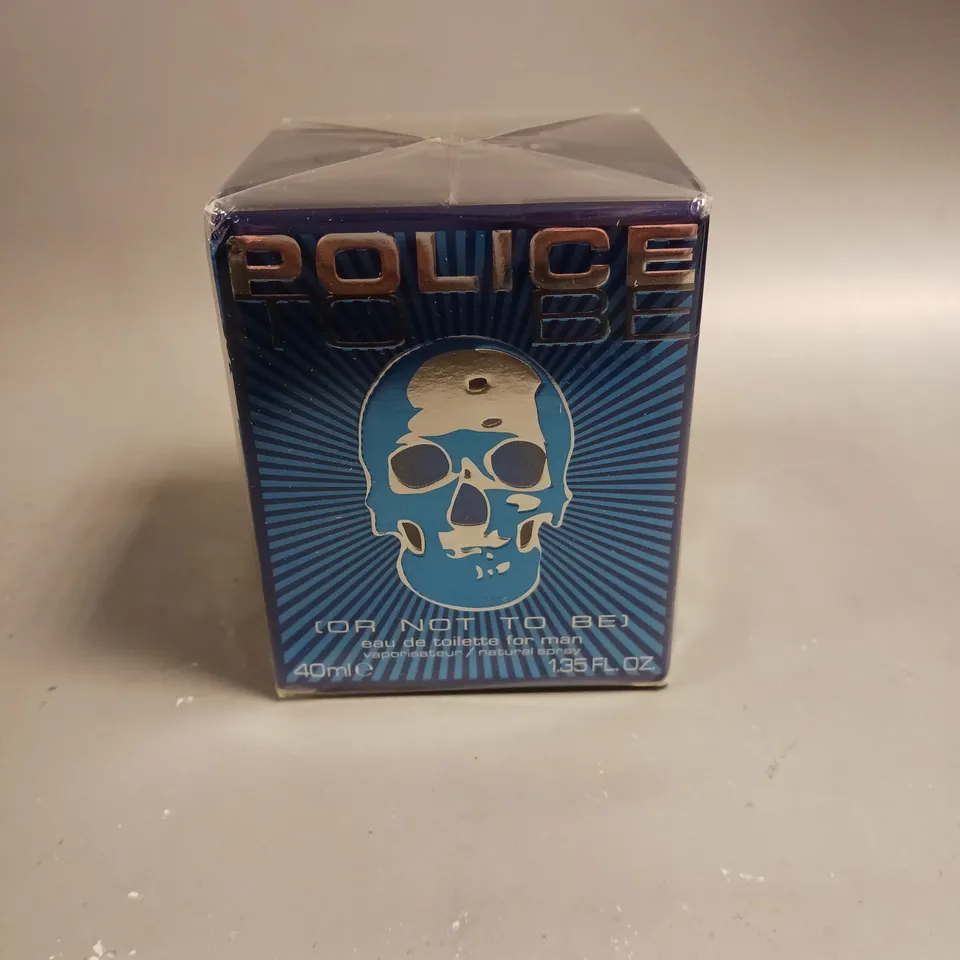 BOXED AND SEALED POLICE TO BE EAU DE TOILETTE 40ML