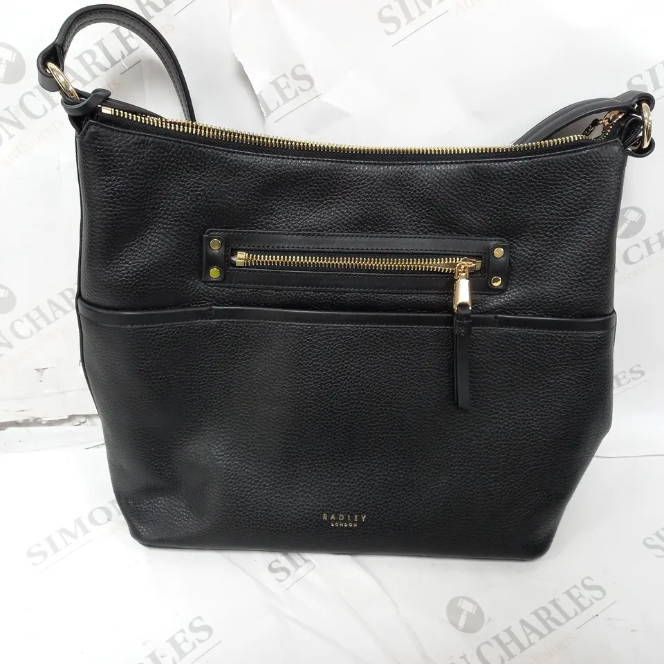 RADLEY LONDON OVER THE SHOULDER BLACK BAG 