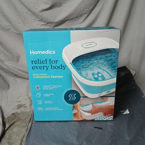 HOMEDICS SMART SPACE COLLAPSIBLE FOOTSPA BOXED