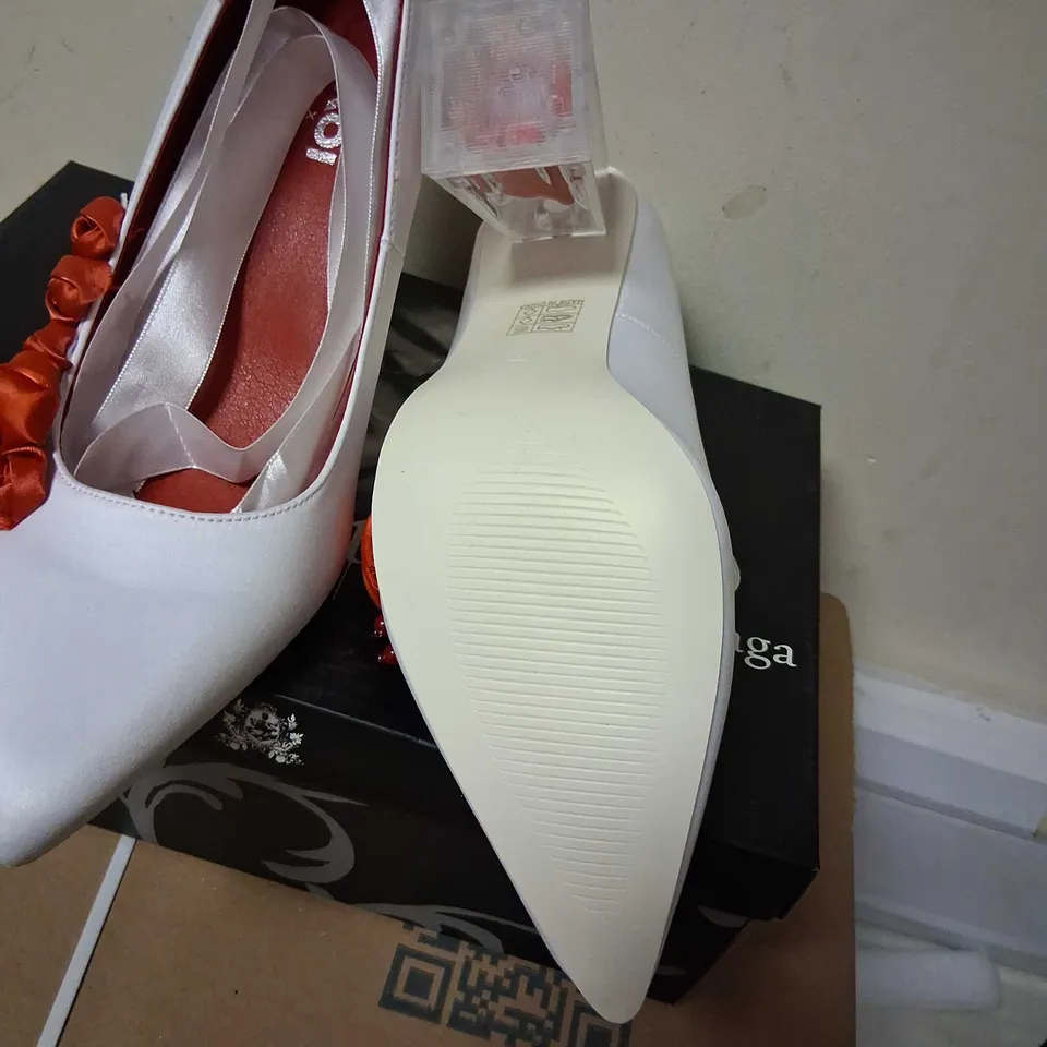 BRAND NEW BOXED KOI X THE TWILIGHT SAGA BELLA'S NIGHTMARE ROSE HEELS PEARL SIZE 6