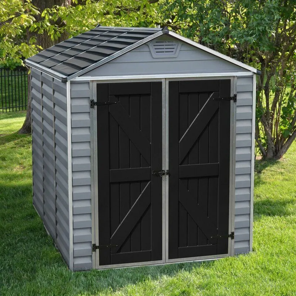 BOXED 6' × 8' APEX PLASTIC SHED (1 BOX)
