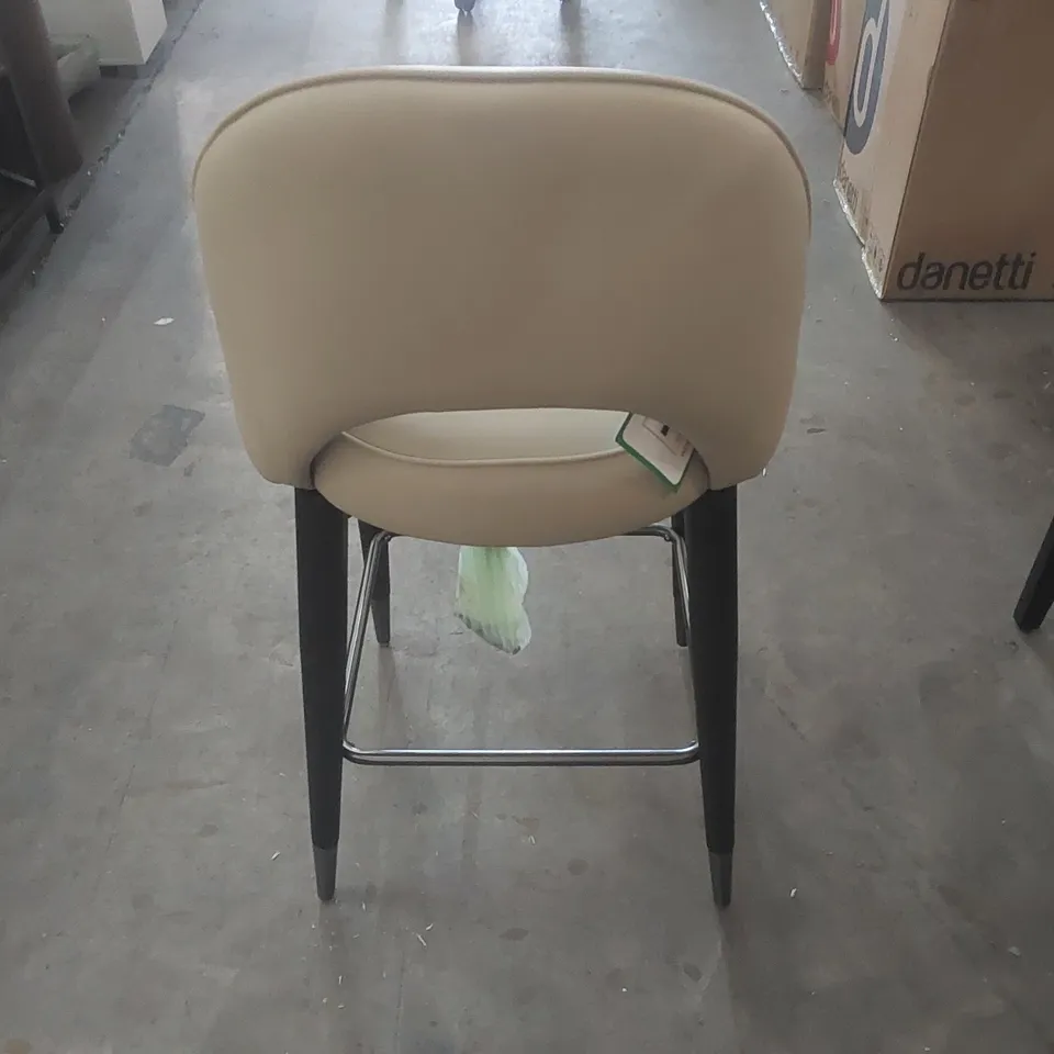 DANETTI FAUX LEATHER BARSTOOL