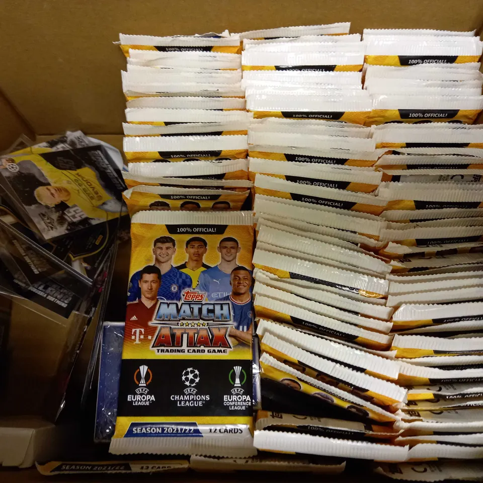 LOT OF A SIGNIFICANT QUANTITY OF ASSORTED SPORTING TRADING CARDS/POSTCARDS/STICKERS