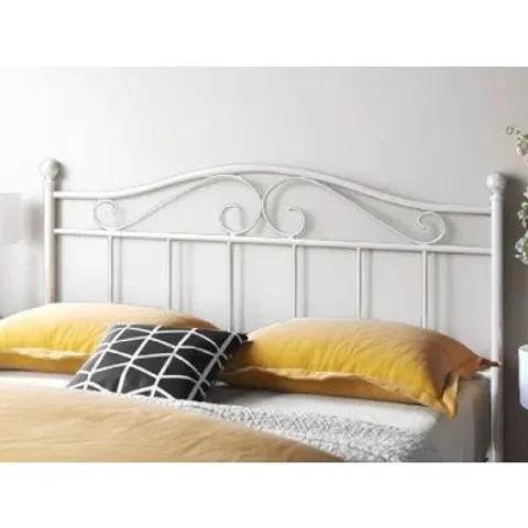 BOXED CLARICE HEADBOARD - SMALL DOUBLE, GLOSS WHITE (1 BOX)