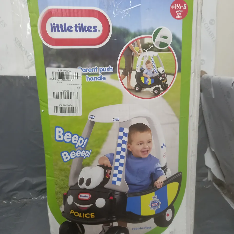 BOXED LITTLE TIKES POLICE PATROL CAR RRP £69.99