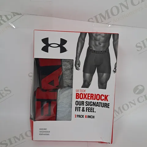 UNDER ARMOUR BOXERJOCK BOXER BRIEFS - X2 SIZE M