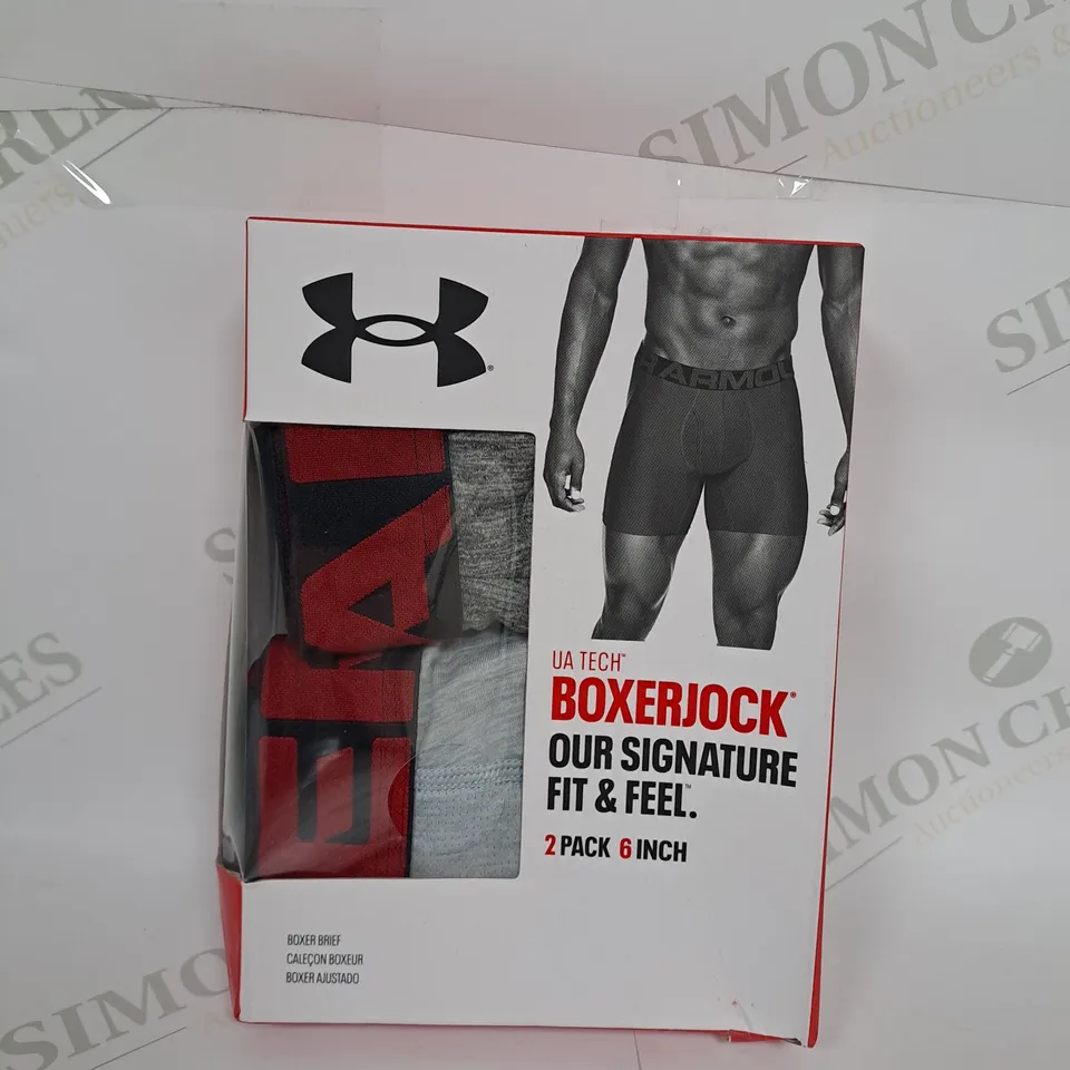 UNDER ARMOUR BOXERJOCK BOXER BRIEFS - X2 SIZE M