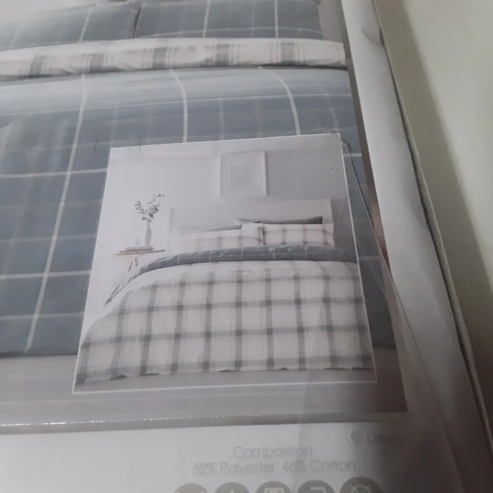 PORTFOLIO KING DUVET SET IN DUCK EGG