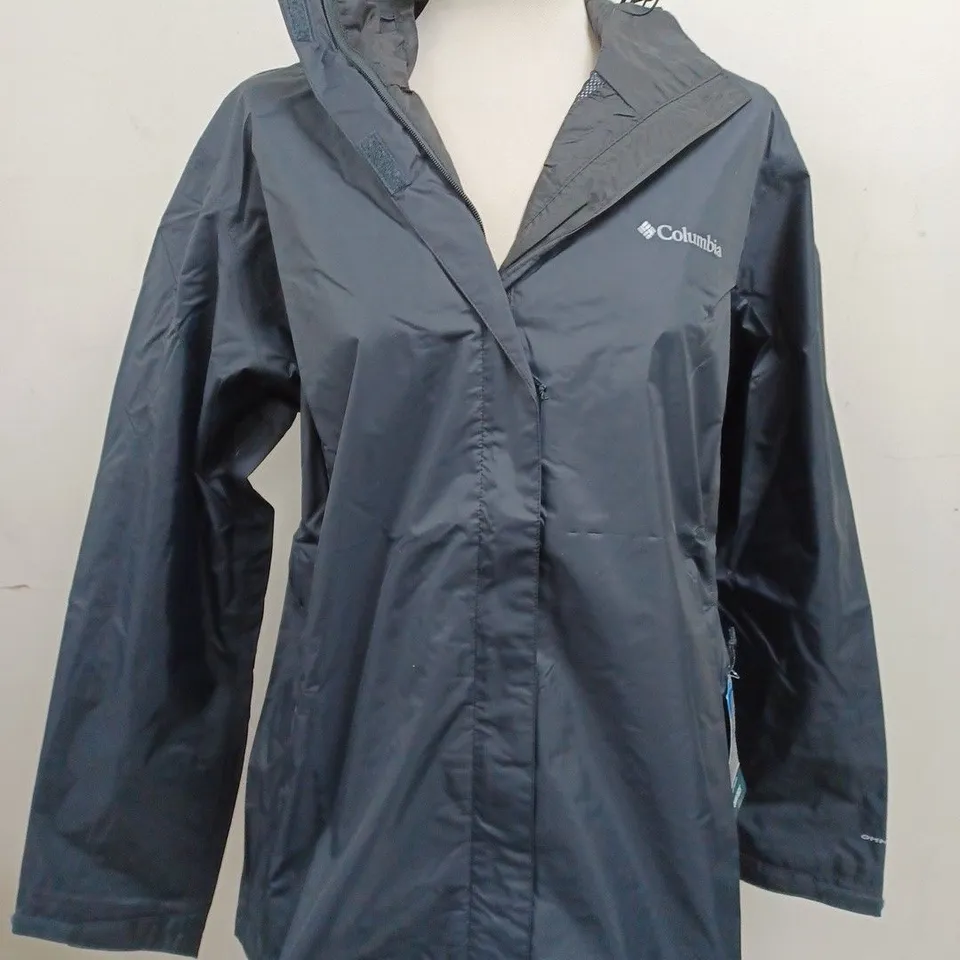 COLUMBIA WOMENS BLACK WATERPROOF - SIZE XL