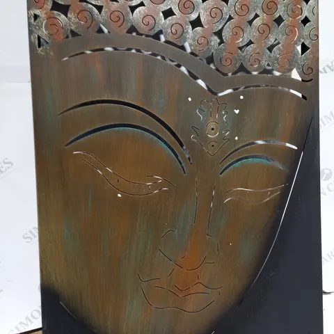 OUTLET INNOVATORS SOLAR LED TRANQUIL BUDDHA WALL DECOR