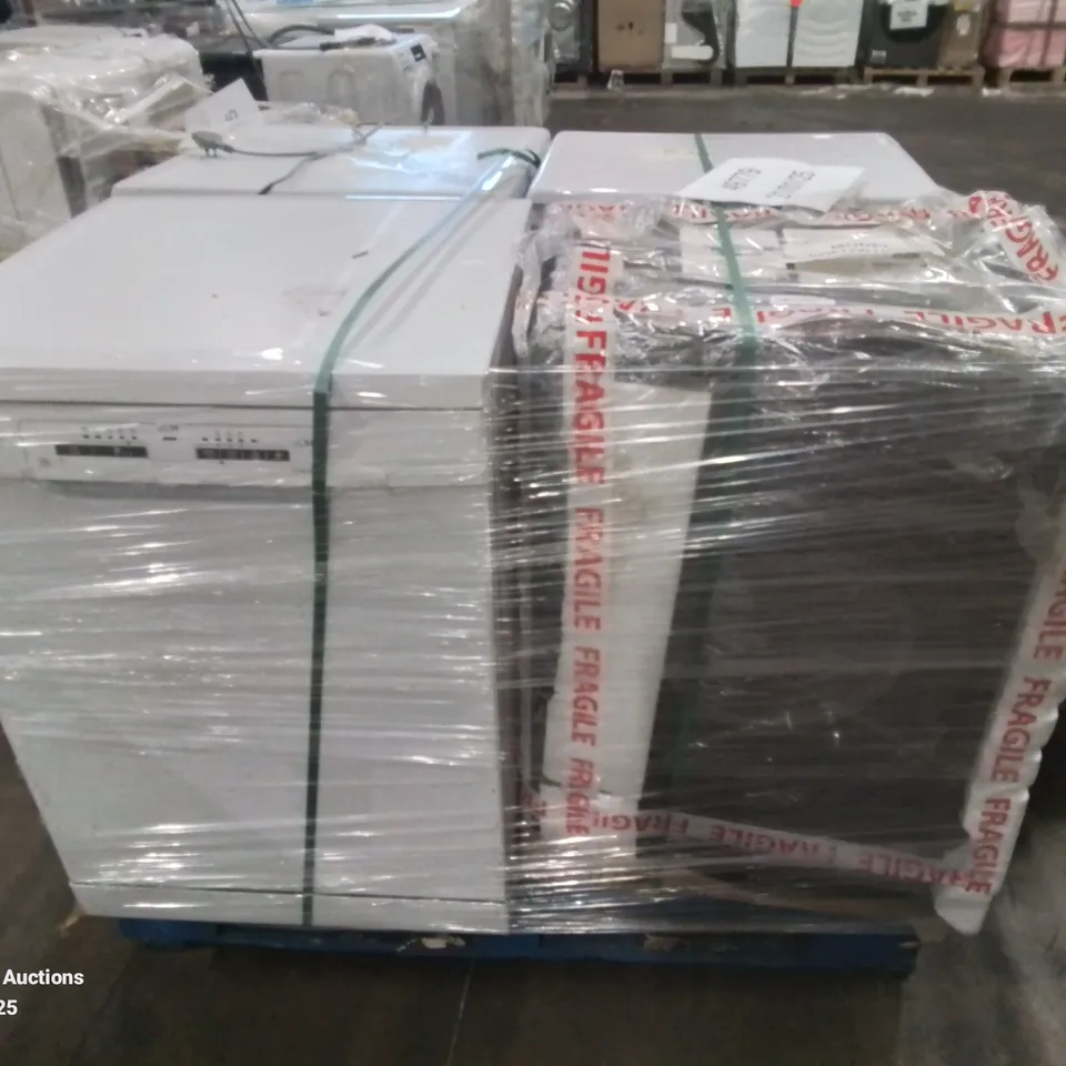 PALLET OF APPROXIMATELY 4 UNPROCESSED RAW RETURN WHITE GOODS TO INCLUDE;