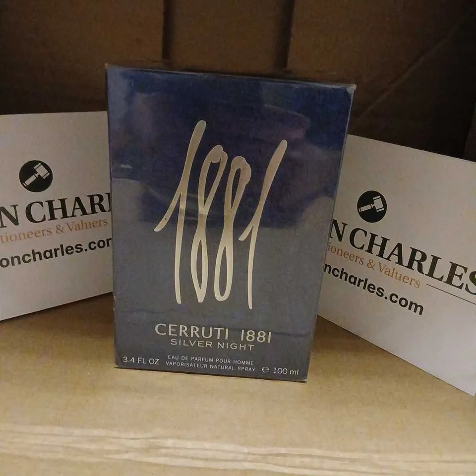 BOXED AND SEALED 1881 CERRUTI 1881 SILVER NIGHT EAU DE PARFUM 100ML