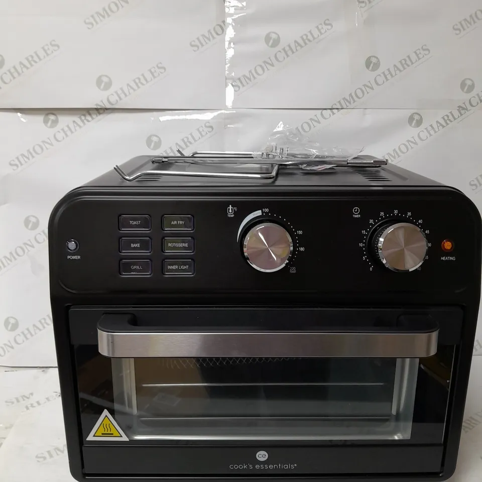 COOK'S ESSENTIAL 21-LITRE AIRFRYER OVEN IN BLACK