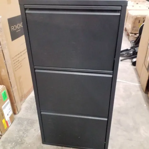 BOXED 15 PAIR SHOE STOREAGE CABINET 