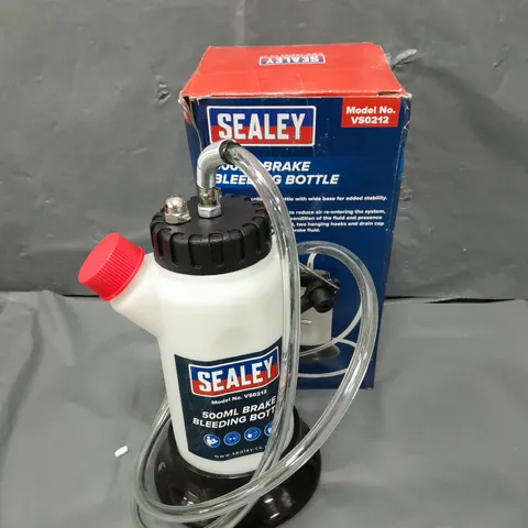 BOXED SEALEY 500ML BRAKE BLEEDING BOTTLE 