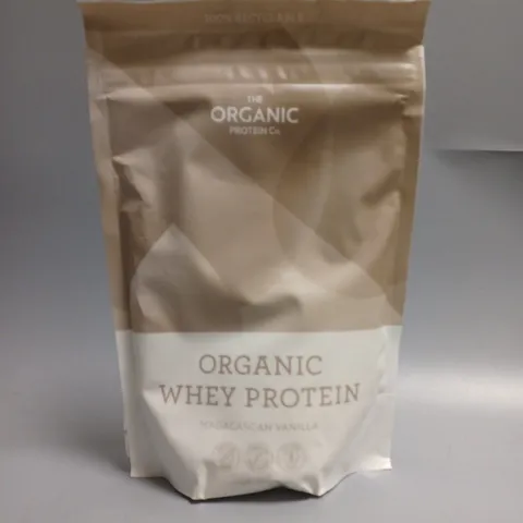 SEALED THE ORGANIC PROTEIN CO ORGANIC WHEY PROTEIN - MADAGASCAN VANILLA 400G