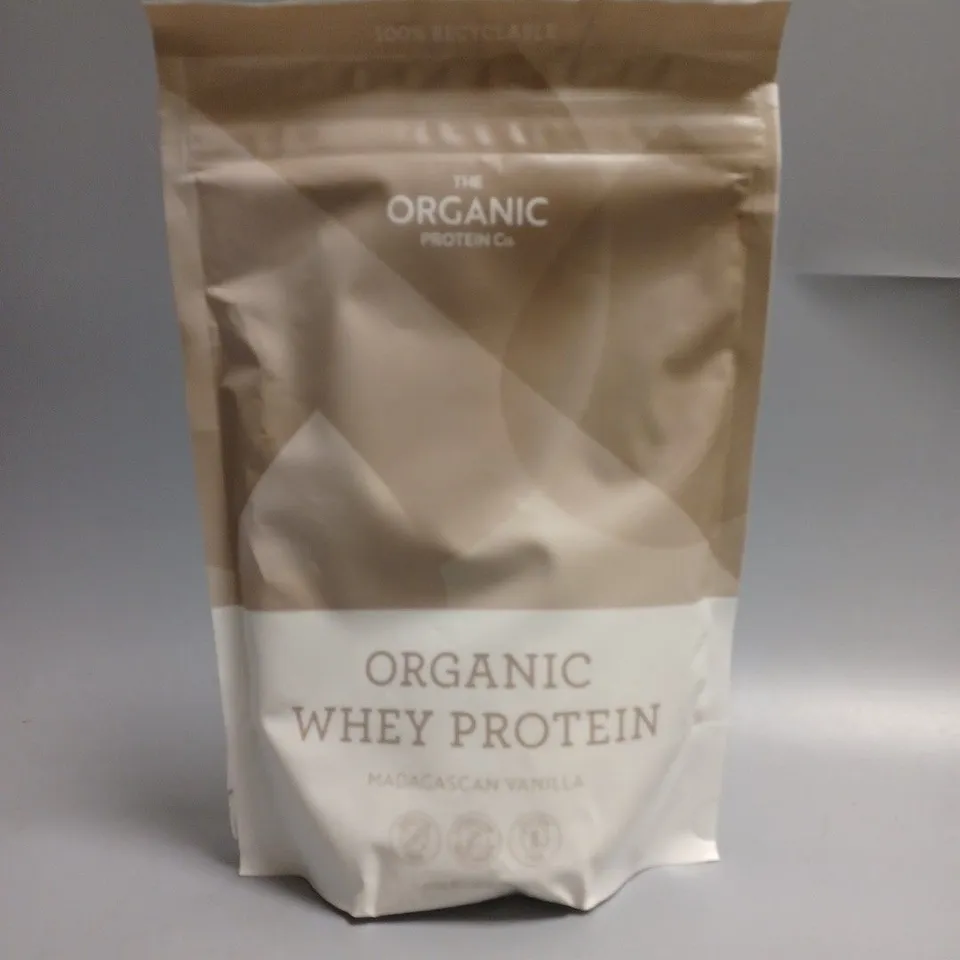 SEALED THE ORGANIC PROTEIN CO ORGANIC WHEY PROTEIN - MADAGASCAN VANILLA 400G