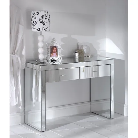 BRAND NEW HOMESDIRECT365 MIRRORED CONSOLE TABLE 