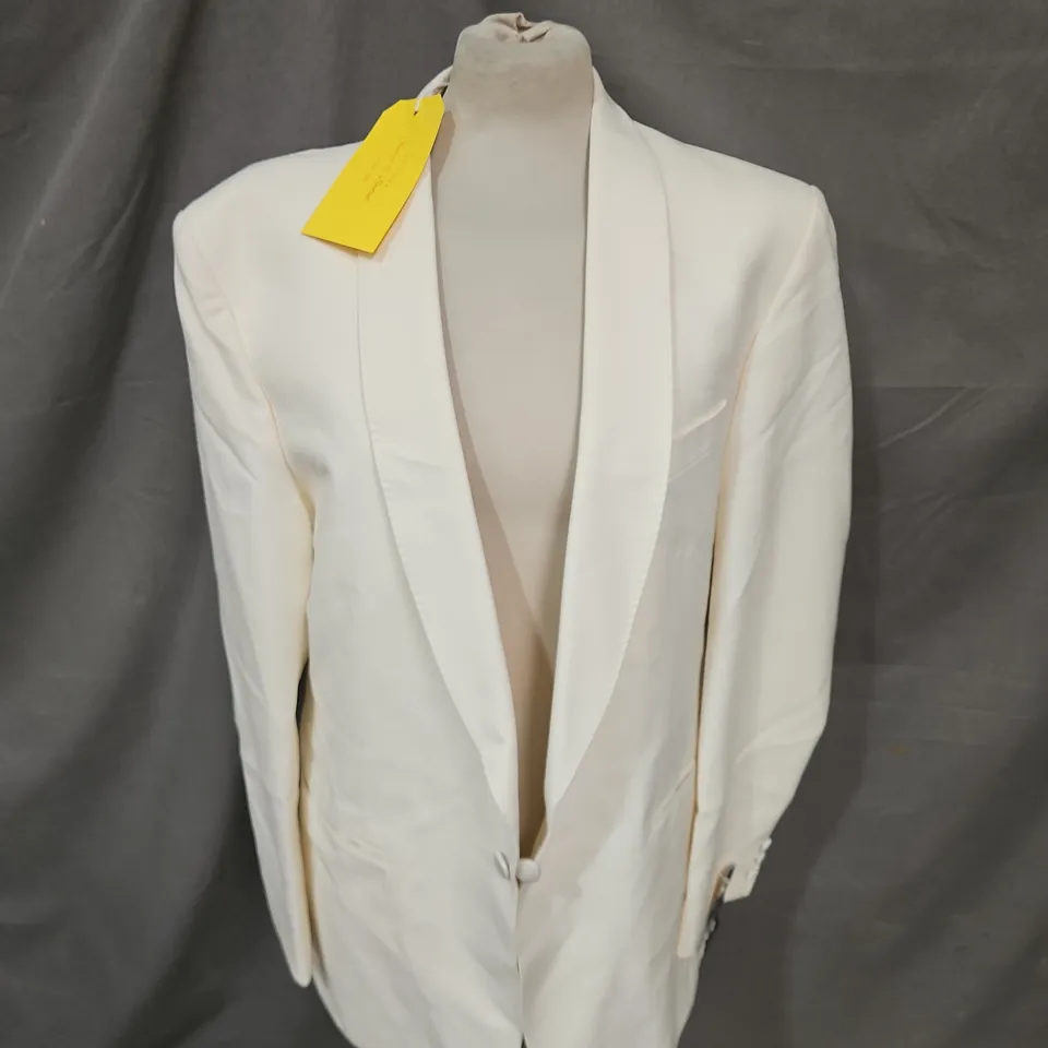 ST MICHAEL BLAZER JACKET IN IVORY SIZE 40" LONG