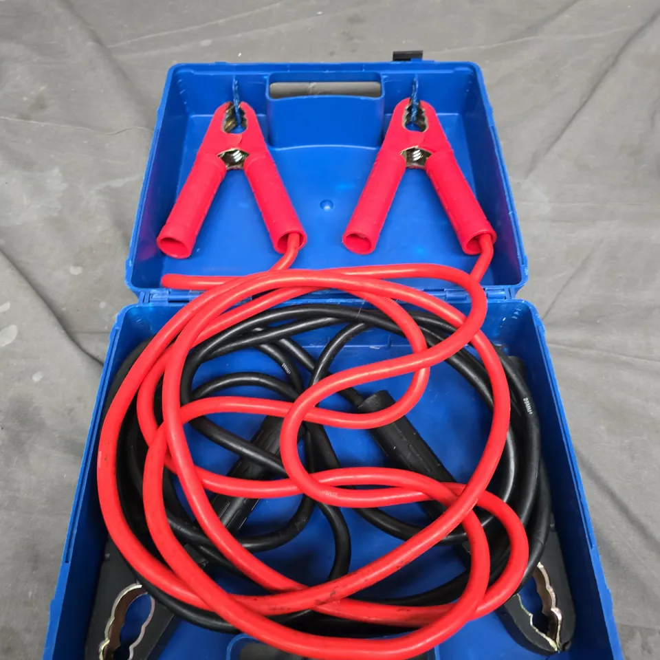 HALFORDS BOOSTER CABLES 3.5M 25MM² JUMPER CABLES IN BLUE CASE