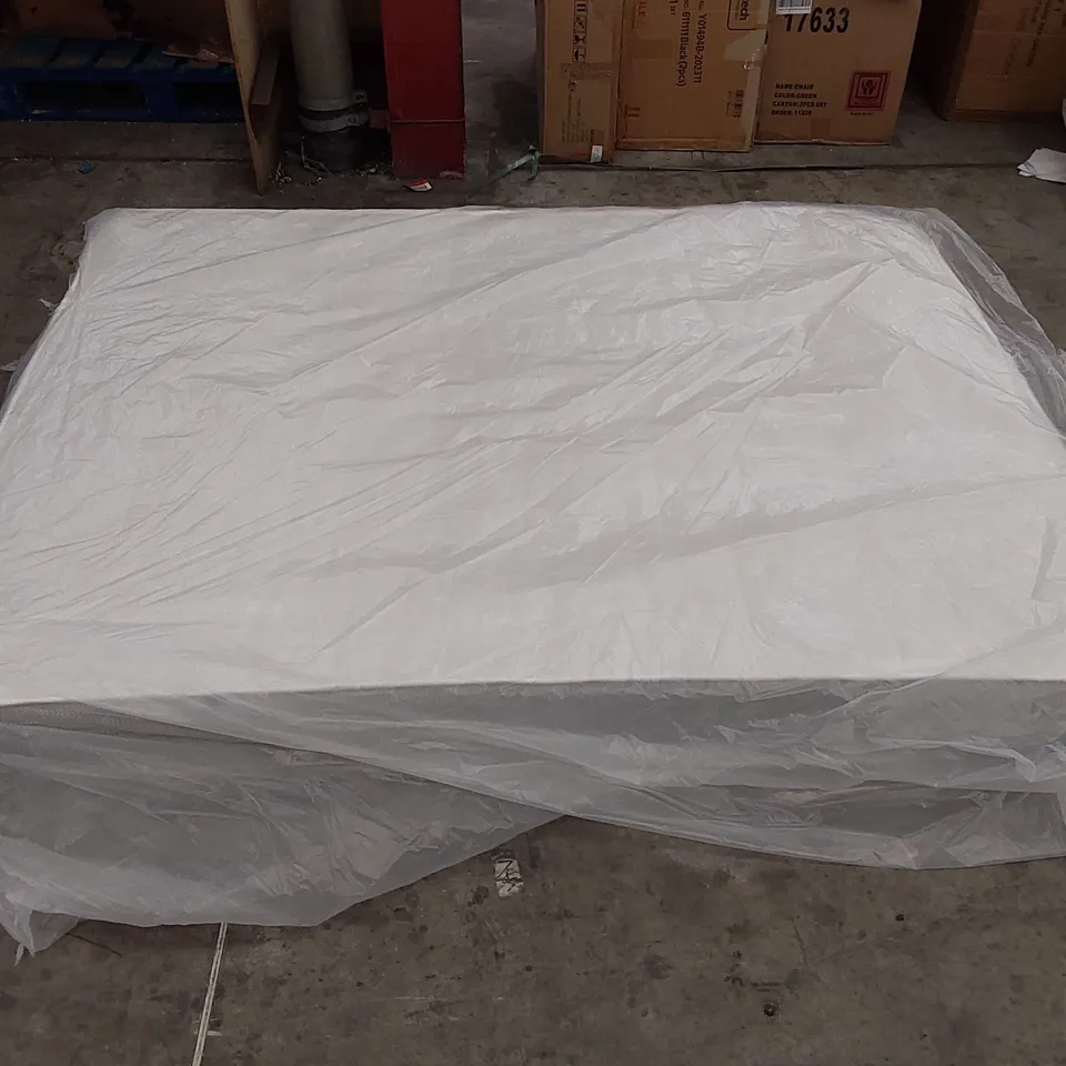 QUALITY BAGGED HYBRID MEMORY FOAM NATURAL OPEN COIL 5FT KING SIZED MATTRESS 