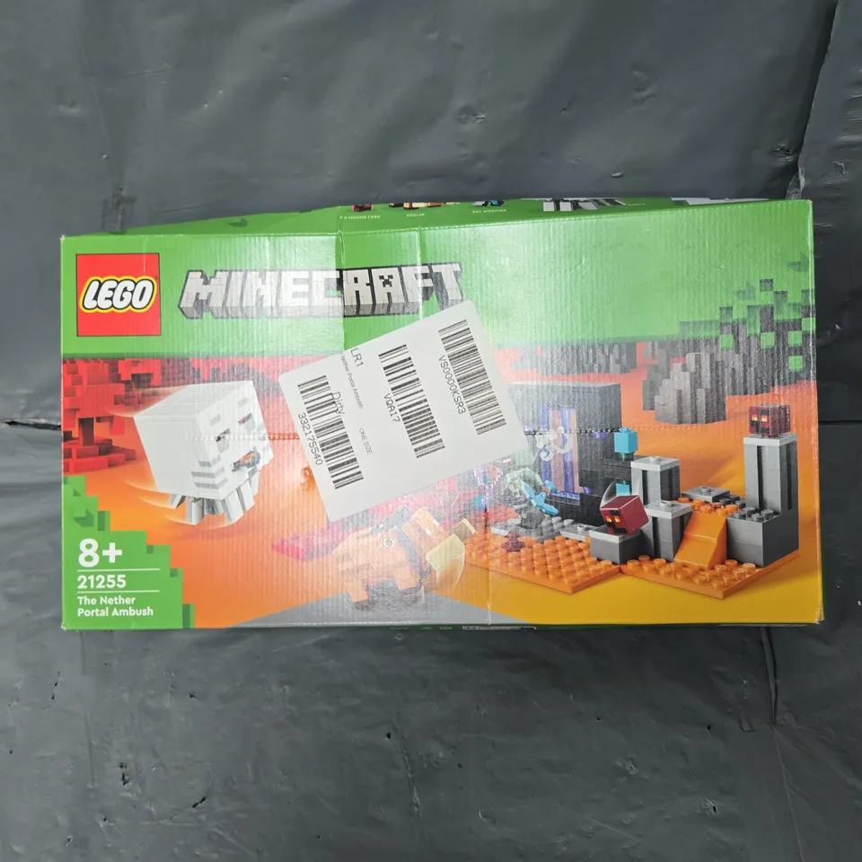 LEGO MINECRAFT THE NETHER PORTAL AMBUSH TOY 21255 RRP £31.99