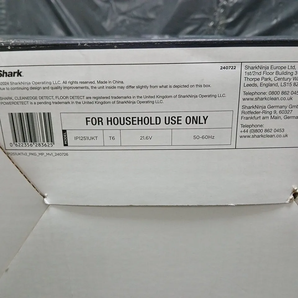 SHARK POWERDETECT CORDLESS PET VACUUM CLEANER IP1251UKT – BOXED