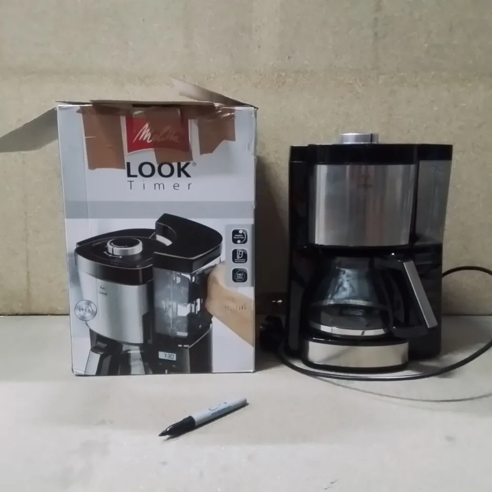 BOXED MELITTA LOOK TIMER COFFEE MACHINE 