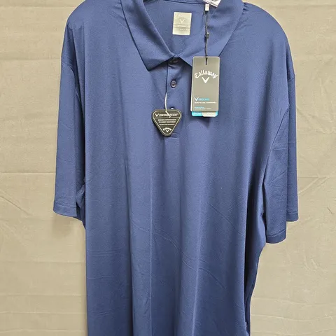 CALLAWAY OPTI-DRI GOLF SHIRT IN PEACOAT - 4XL