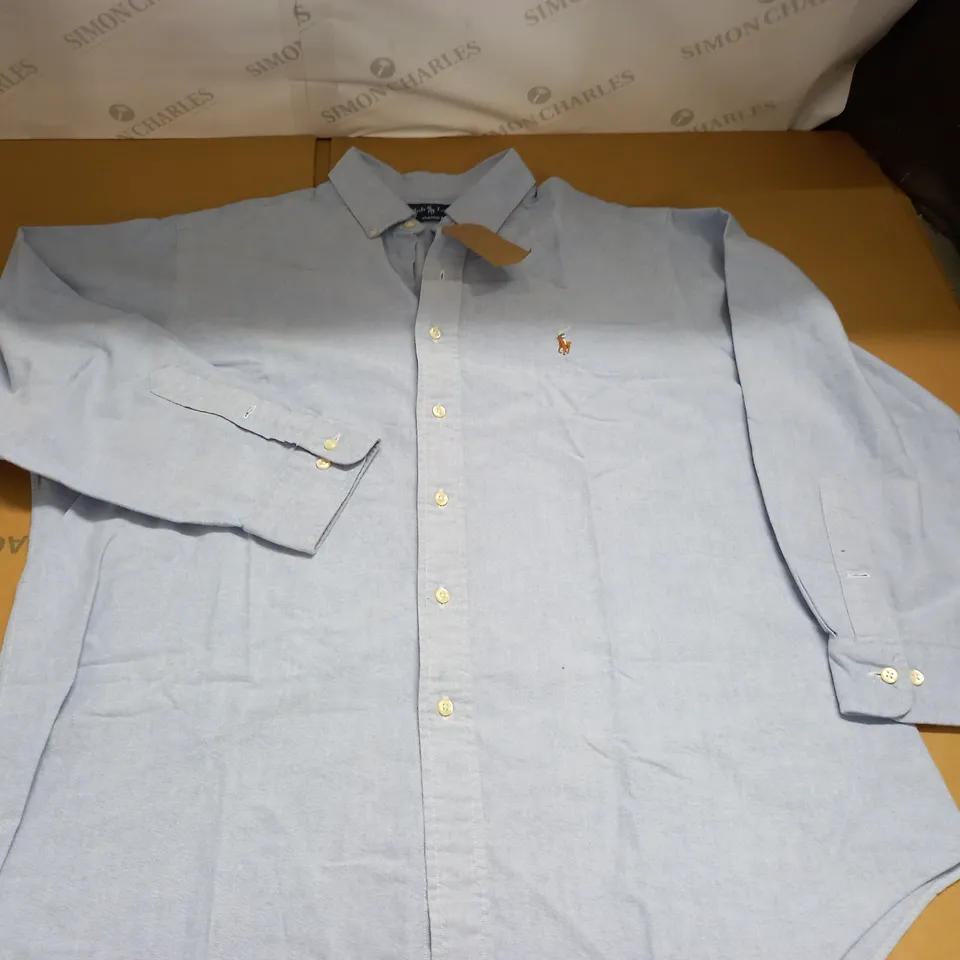 RALPH LAUREN 90'S HEAVY COTTON SHIRT - L