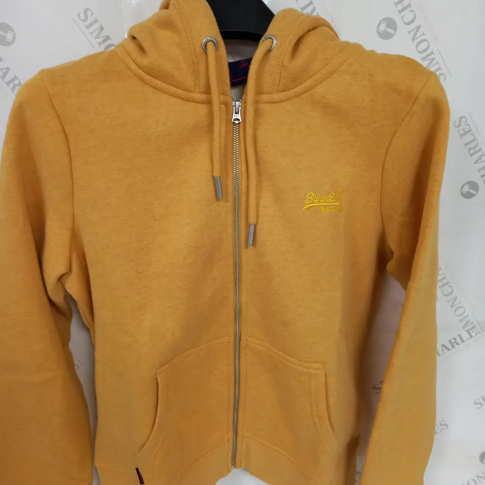 SUPERDRY VINTAGE LOGO ZIPPED HOODIE SIZE 16