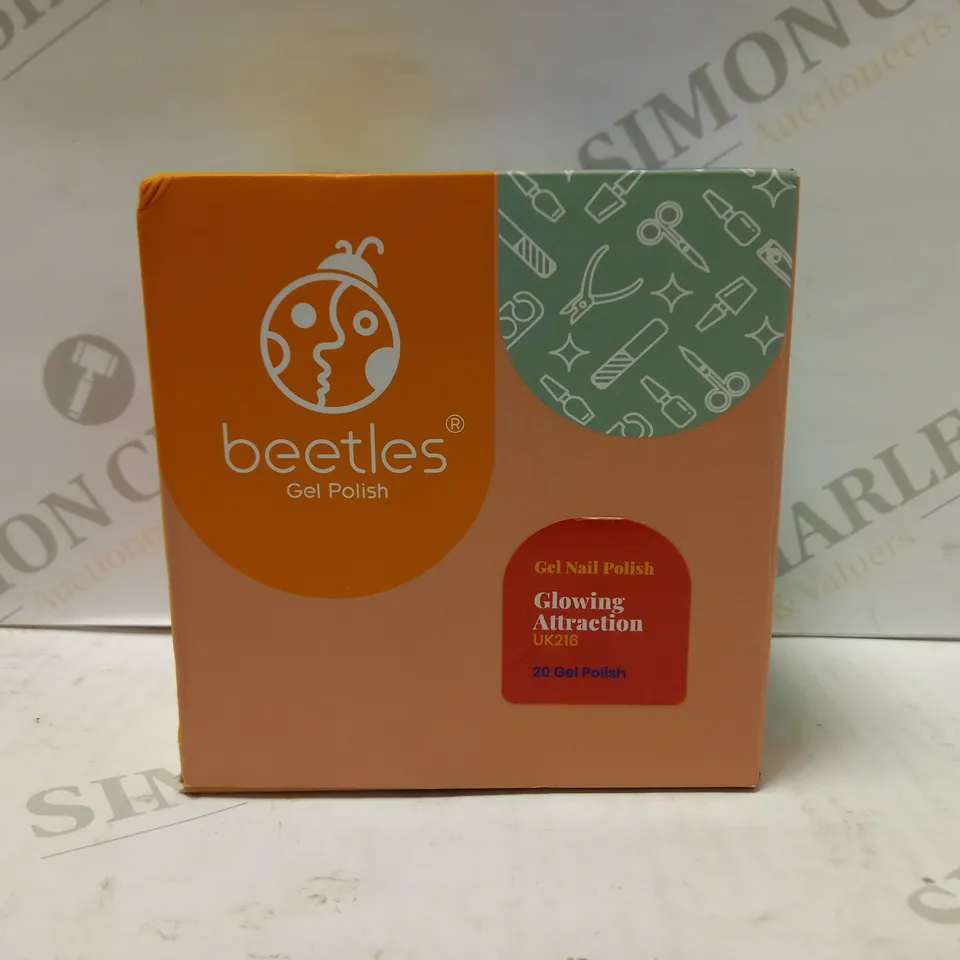 BEETLES GEL NAIL POLISHES SET - GLOWING ATTRACTION UK216