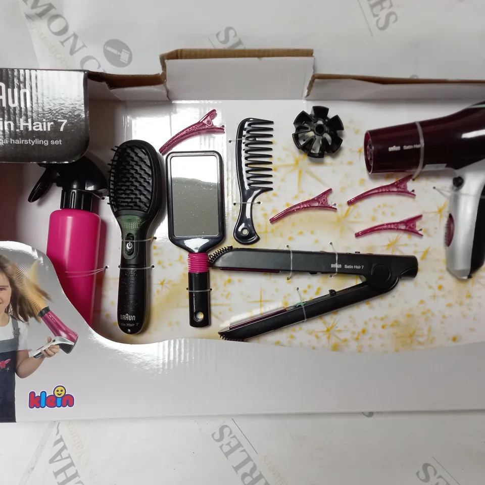 BRAUN MEGA HAIRSTYLING TOY GIFT SET RRP £34.99