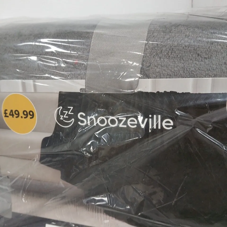 SNOOZEVILLE THROW – SOFT & COSY, GREY, 150 X 200 CM