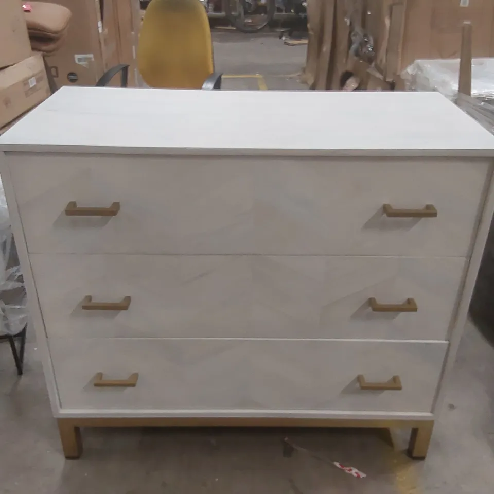 ATKIN AND THYME CHEVRON CHEST OF DRAWERS