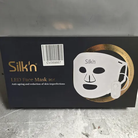 BOXED SILK'N LED FACE MASK 100