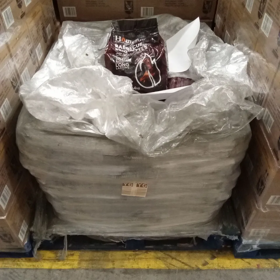 PALLET TO CONTAIN A LARGE QUANTITY OF HOMEFIRE BARBECUE BRIQUETTES 