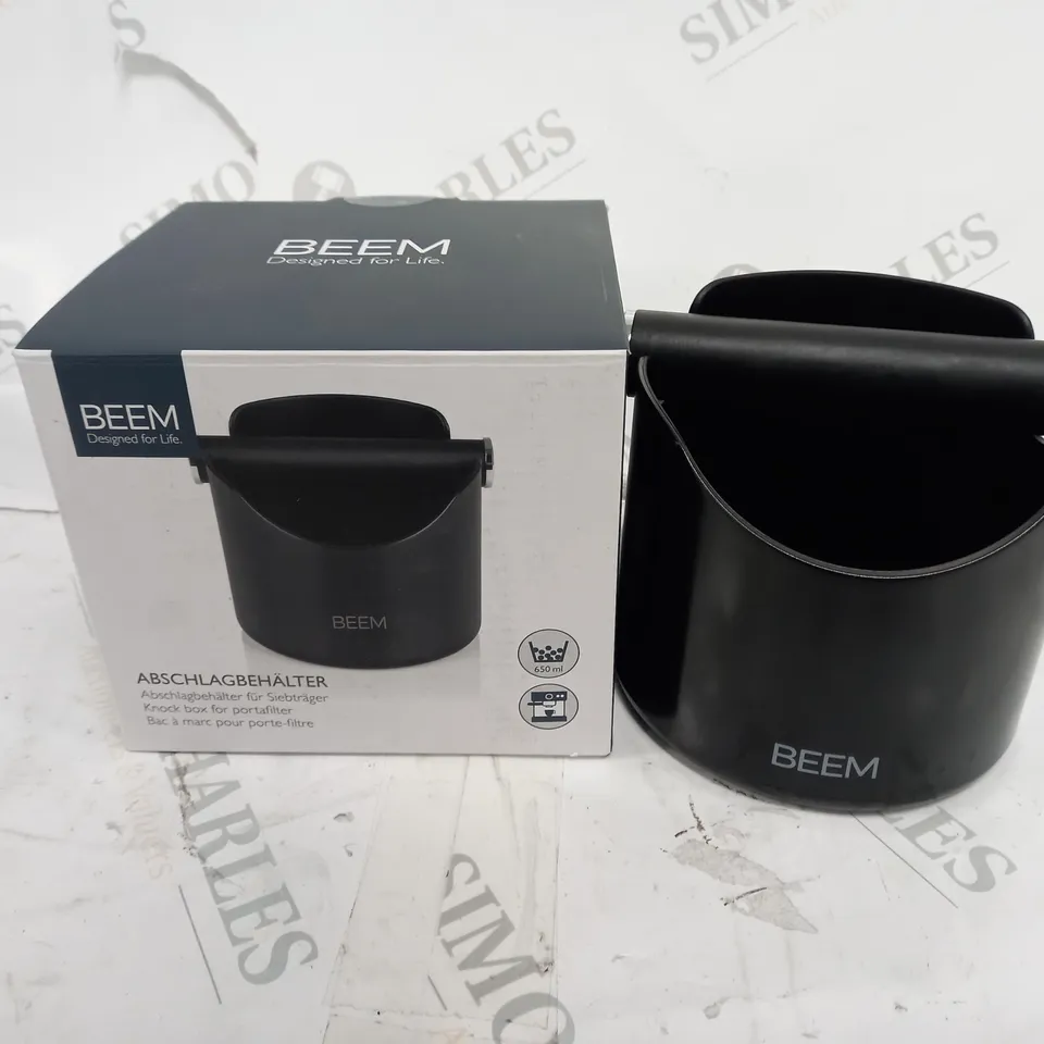 BEEM KNOCK BOX FOR PORTAFILTER - 650ML
