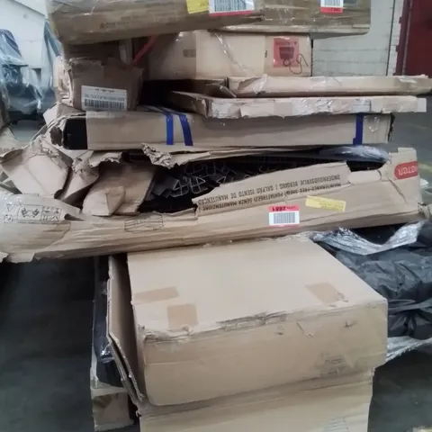 PALLET CONTAINING VARIOUS INCOMPLETE BOXED FURNITURE PARTS