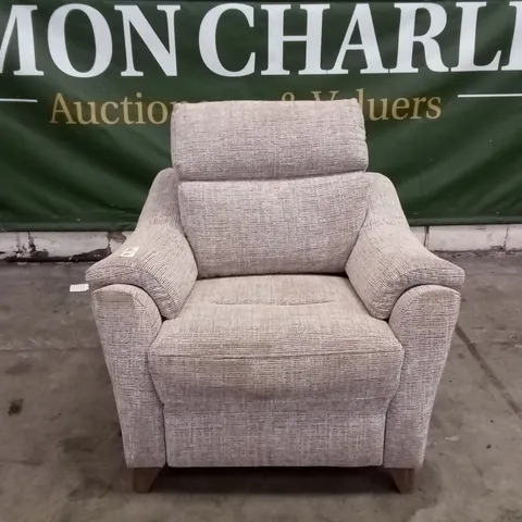 DESIGNER G PLAN HURST CHAIR - MOORE AUTUMN FABRIC