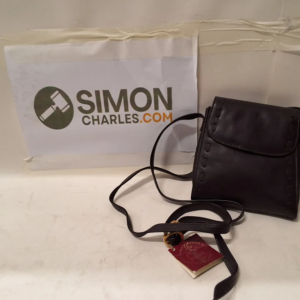 ROWALLAN LEATHER CROSSBODY BAG – BROWN