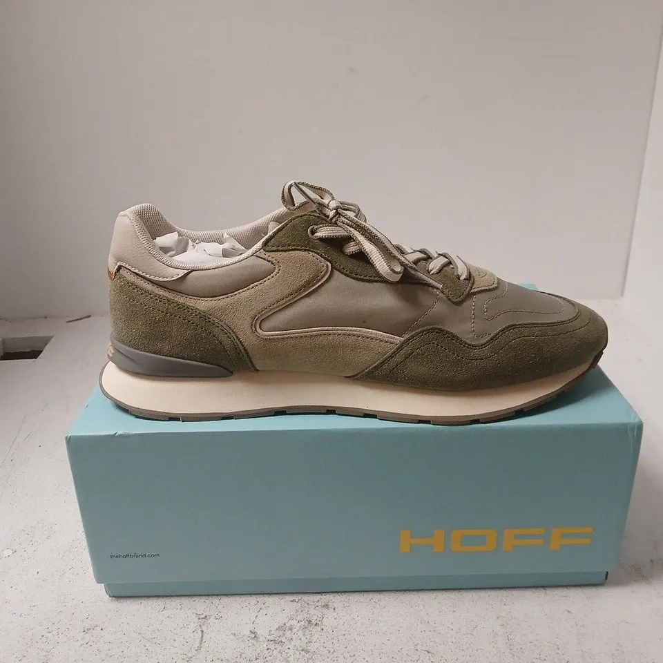 HOFF CITY KHAKI UK 13 TRAINERS 