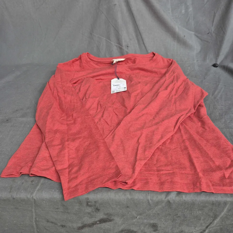 SEA SALT CORNWALL EASEL TOP – RED SAIL, UK 18 (EU 46), ORGANIC COTTON