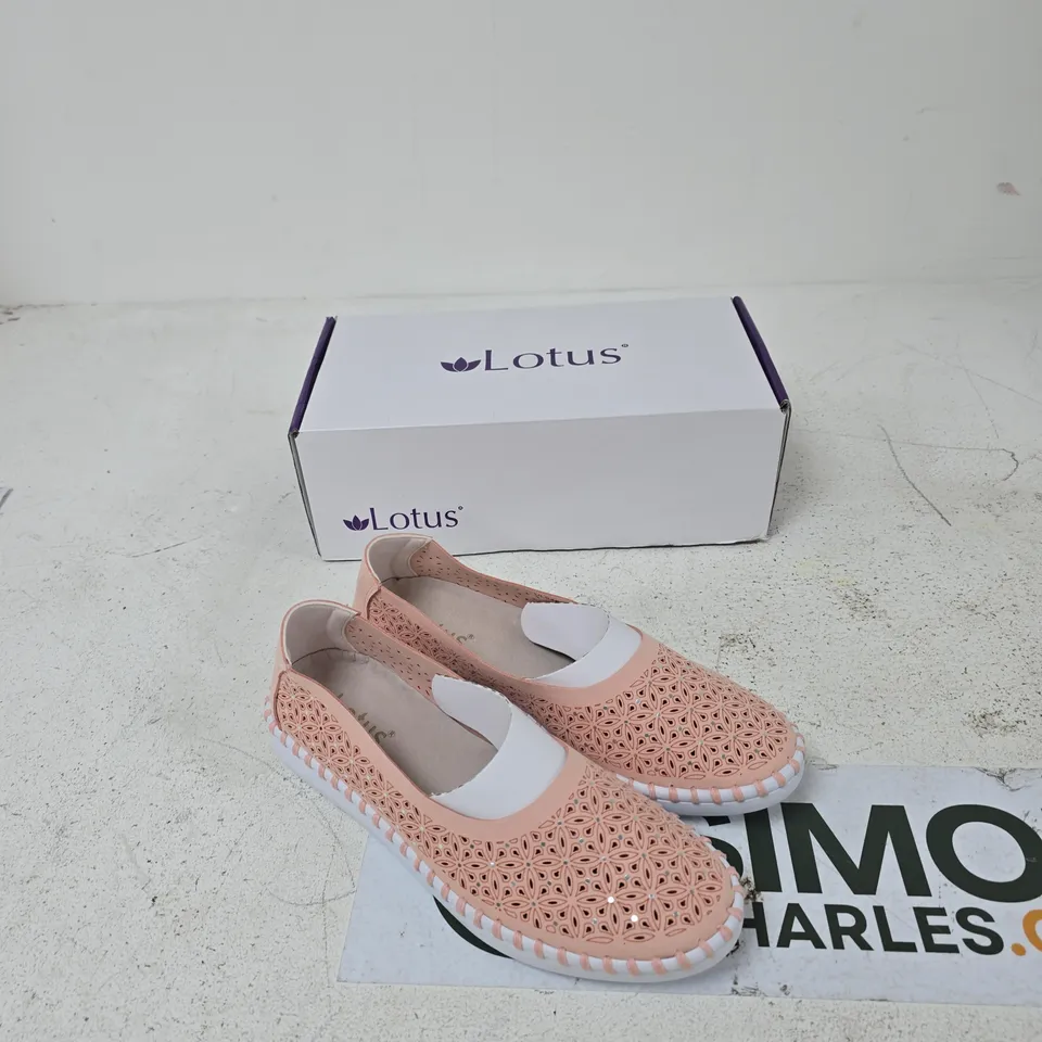 LOTUS EWELINA PINK SLIP-ON SHOES – UK 6 (EU 39)