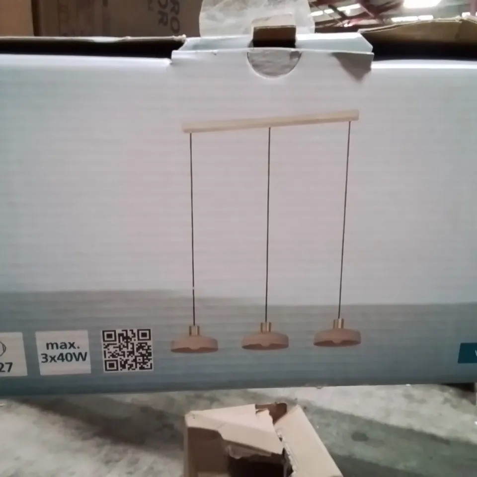 BOXED EGLO VALDIOLA 3 LIGHT DINER CEILING LIGHT